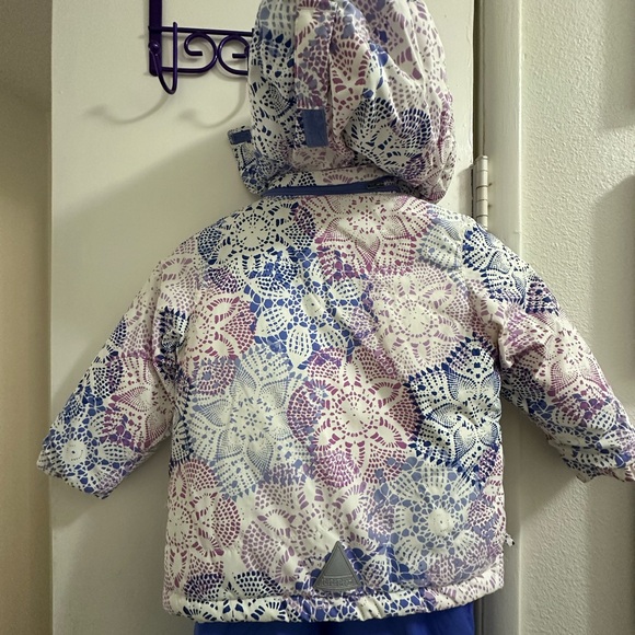 L.L. Bean soft blue snow suit with puffer jacket - Picture 3 of 6